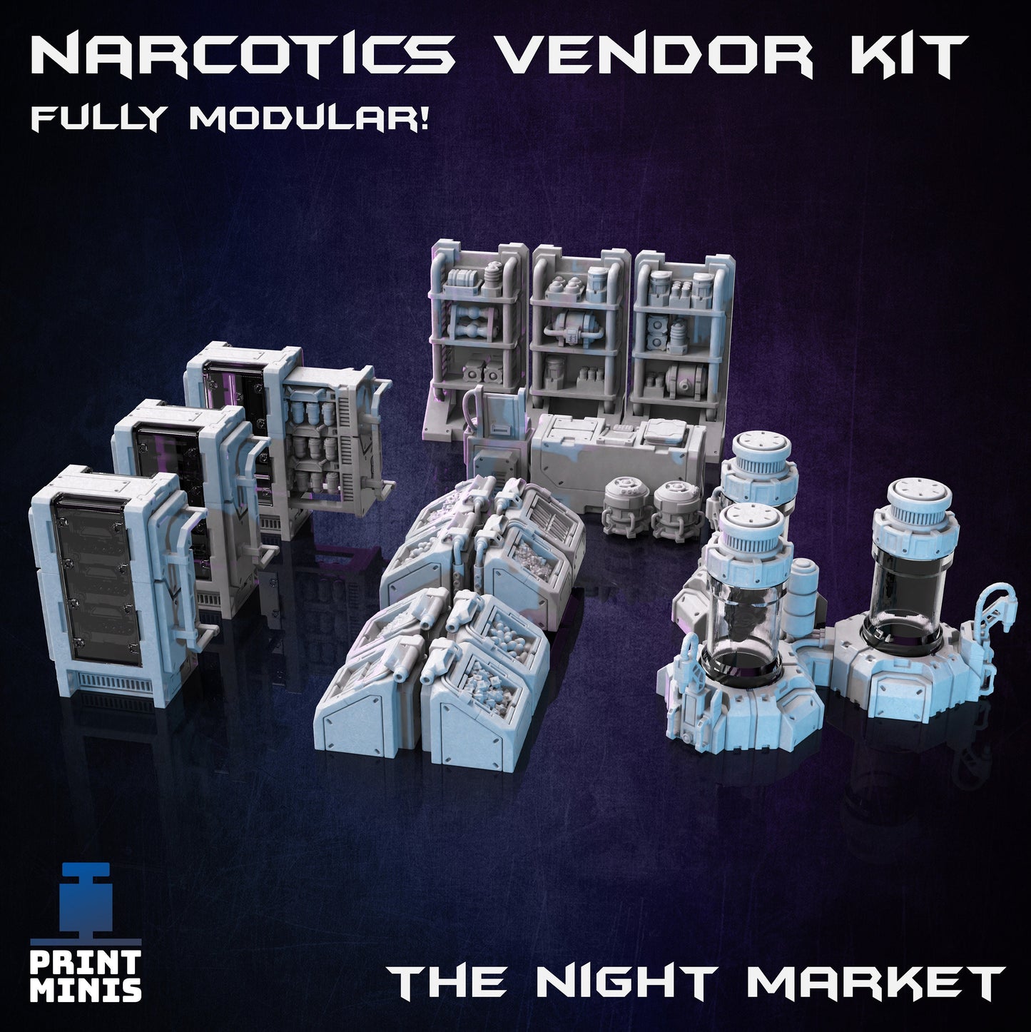 Narcotics Vendor Kit - Print Minis