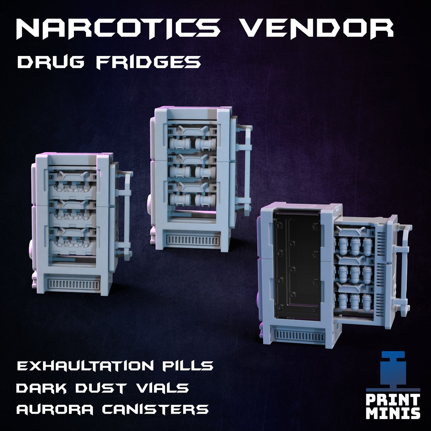 Narcotics Vendor Kit - Print Minis