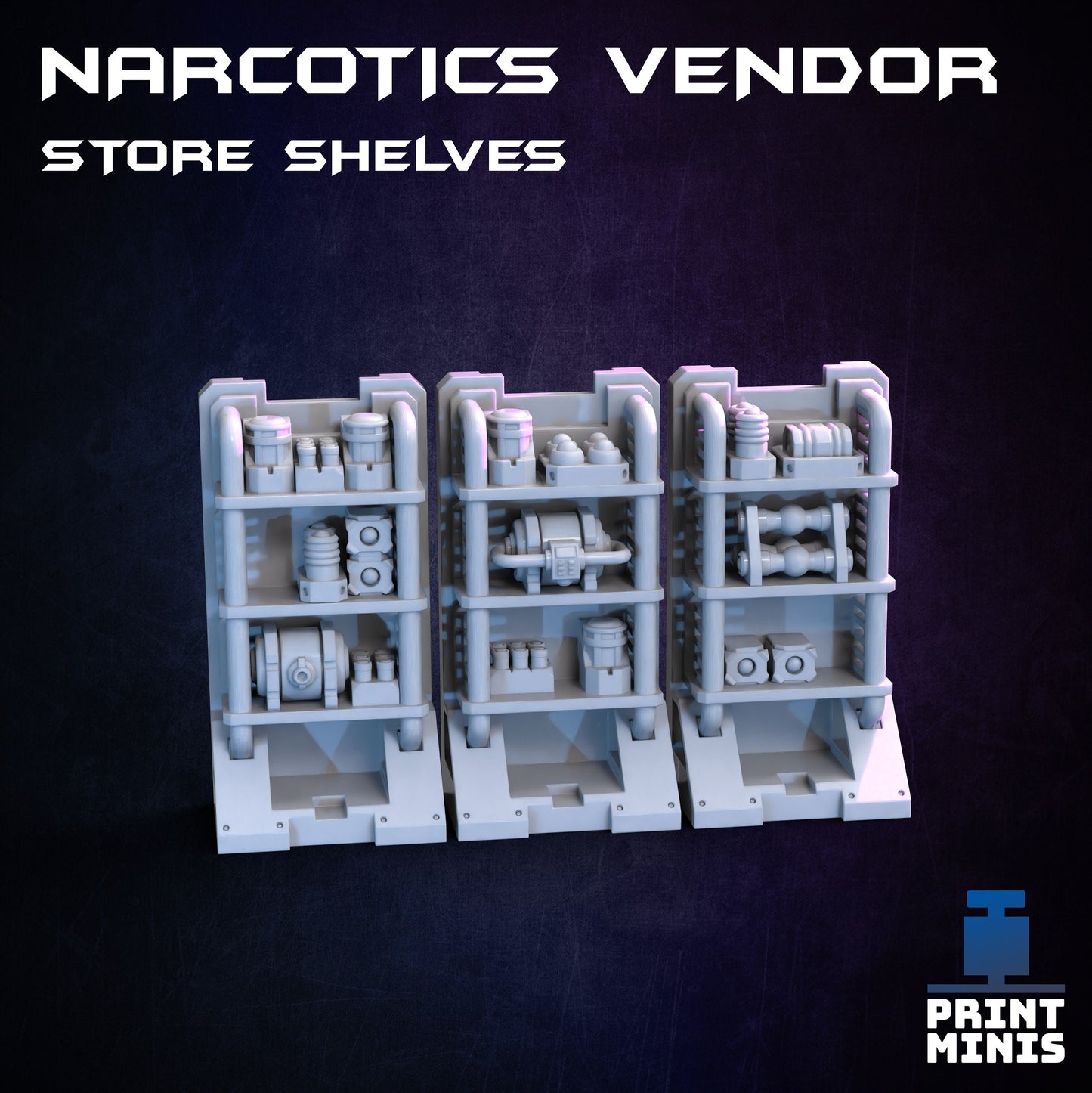 Narcotics Vendor Kit - Print Minis