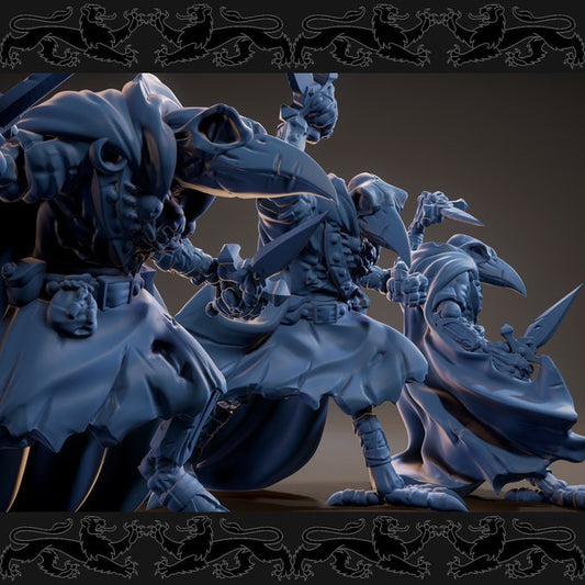 Skeleton Raven (3 Poses Available) - Brayan Nafarrate