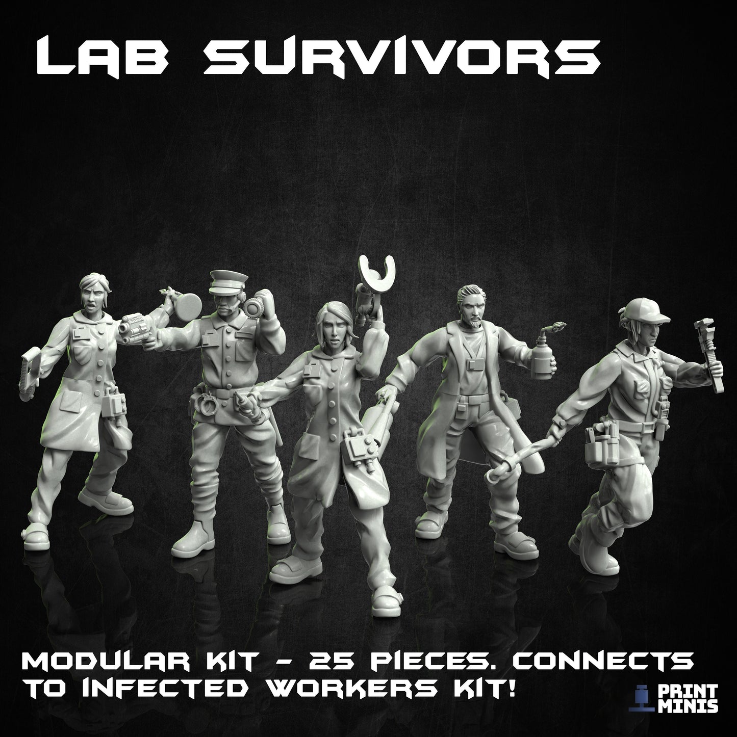 Lab Survivors - Modular Kit - Print Minis