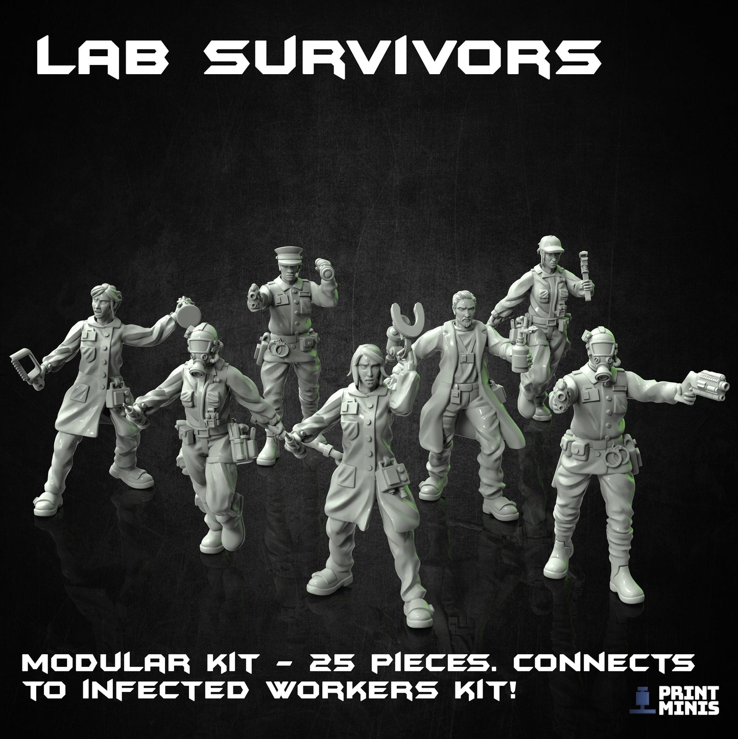 Lab Survivors - Modular Kit - Print Minis