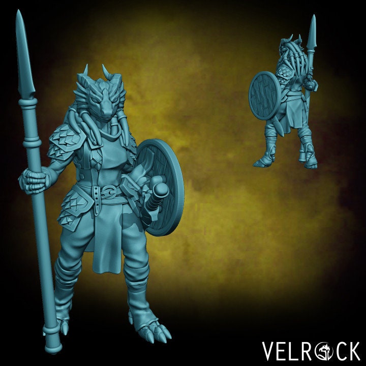 Dragonfolk Soldiers - Set 2 (5 Variants Available) - Velrock