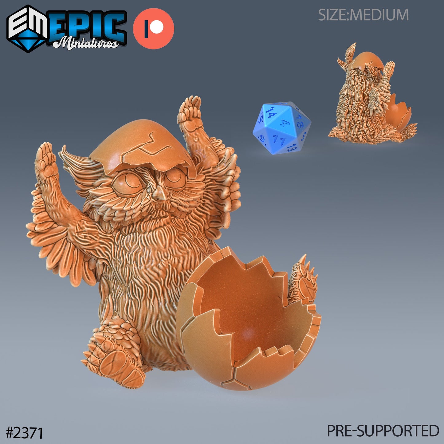Owlbear Baby (4 Variants Available) - Epic Miniatures