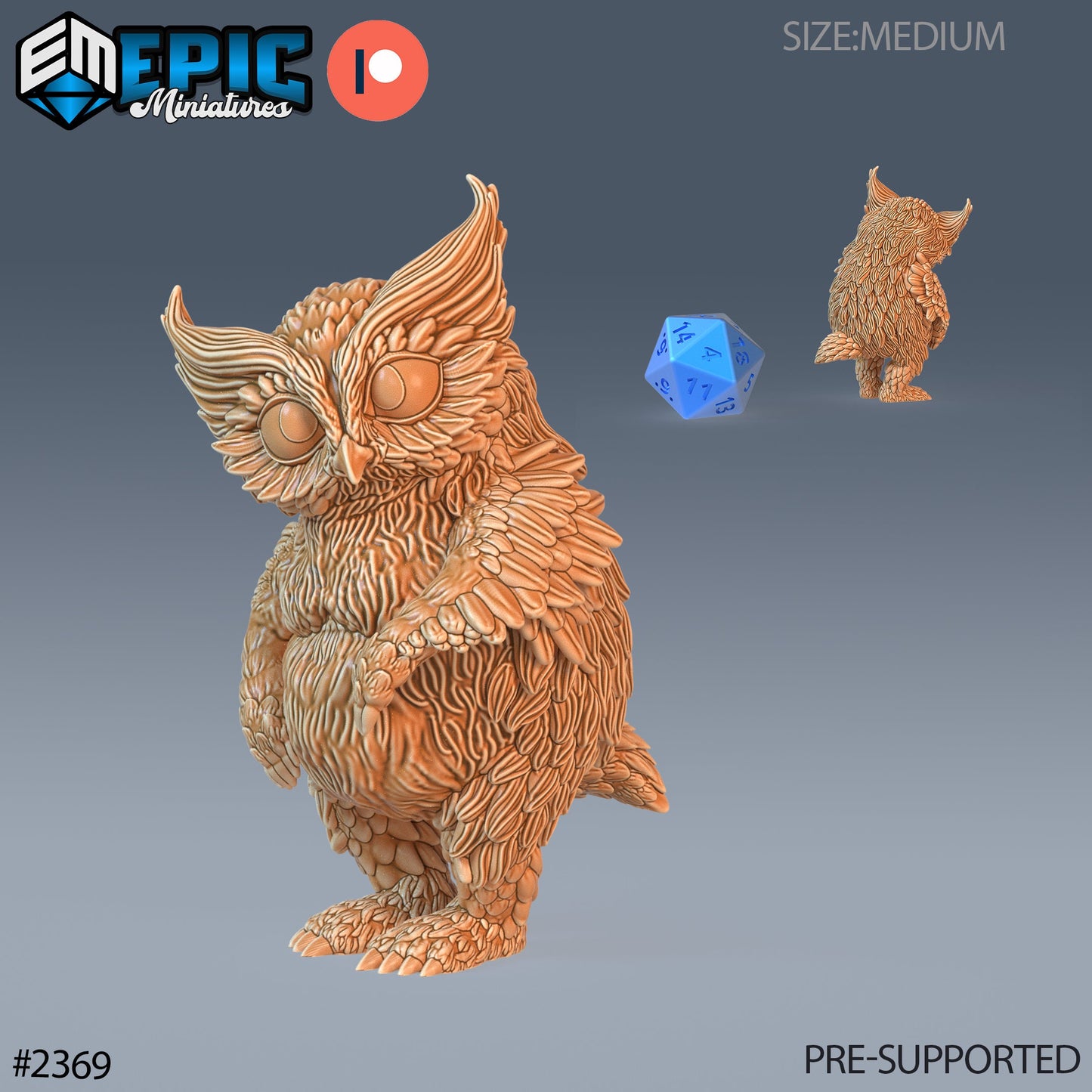 Owlbear Baby (4 Variants Available) - Epic Miniatures