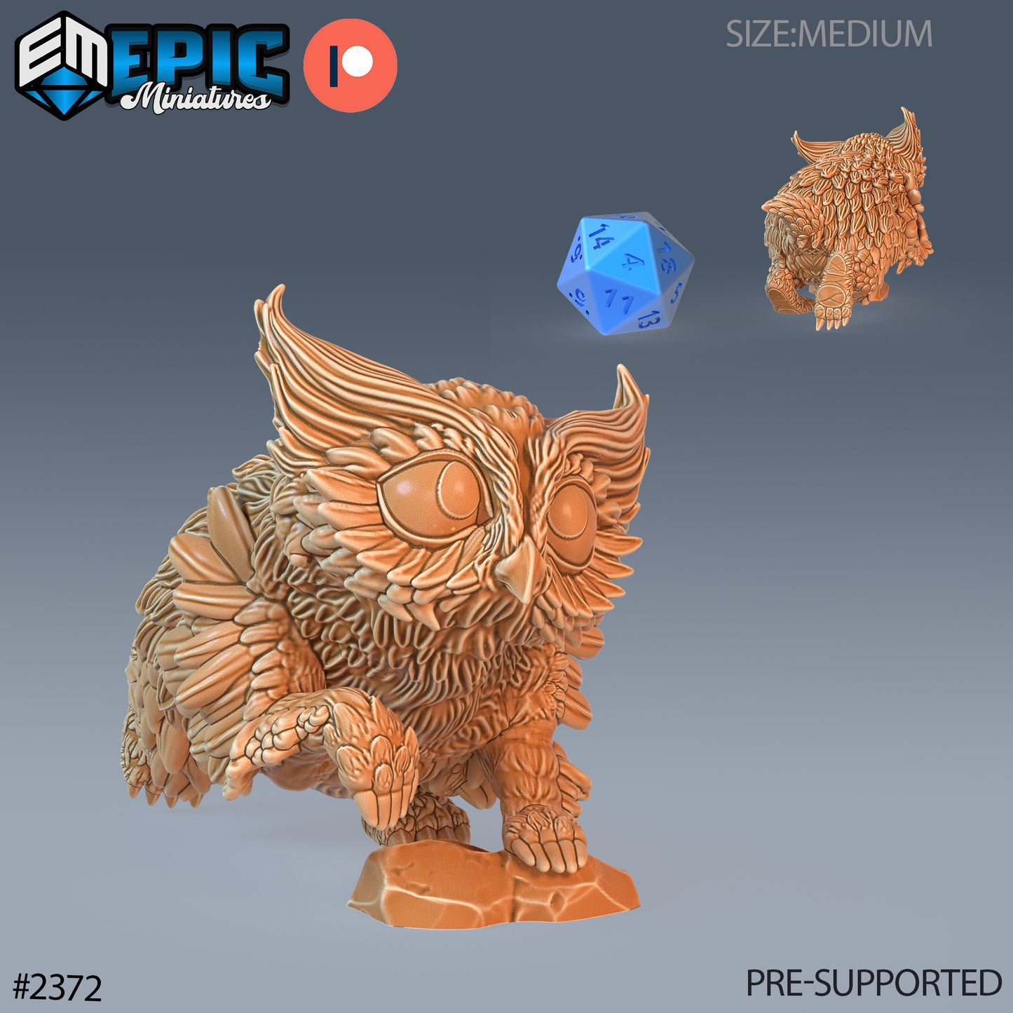 Owlbear Baby (4 Variants Available) - Epic Miniatures