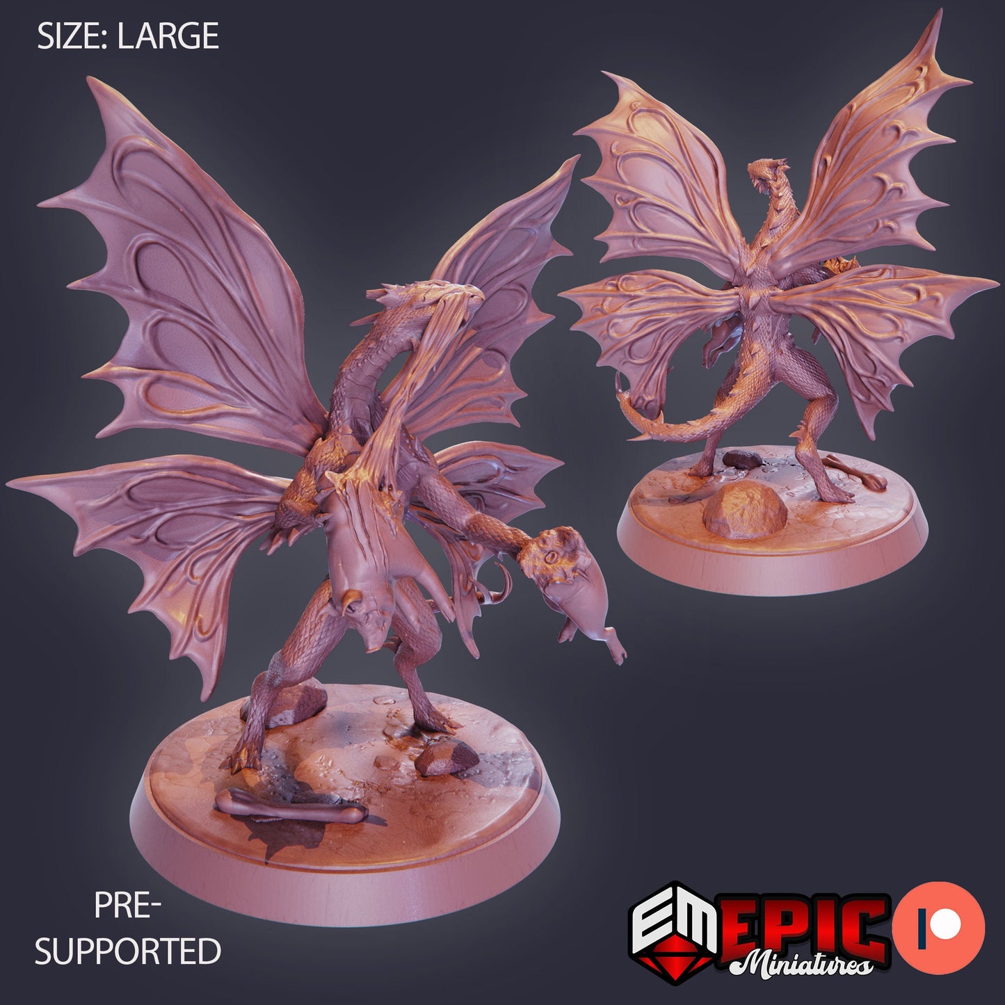 Fairy Dragon (3 Variants) - Epic Miniatures