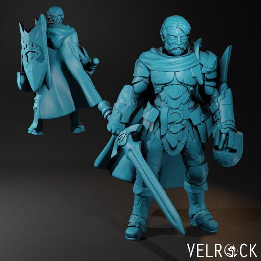 Old Male Warrior with Longsword - Velrock