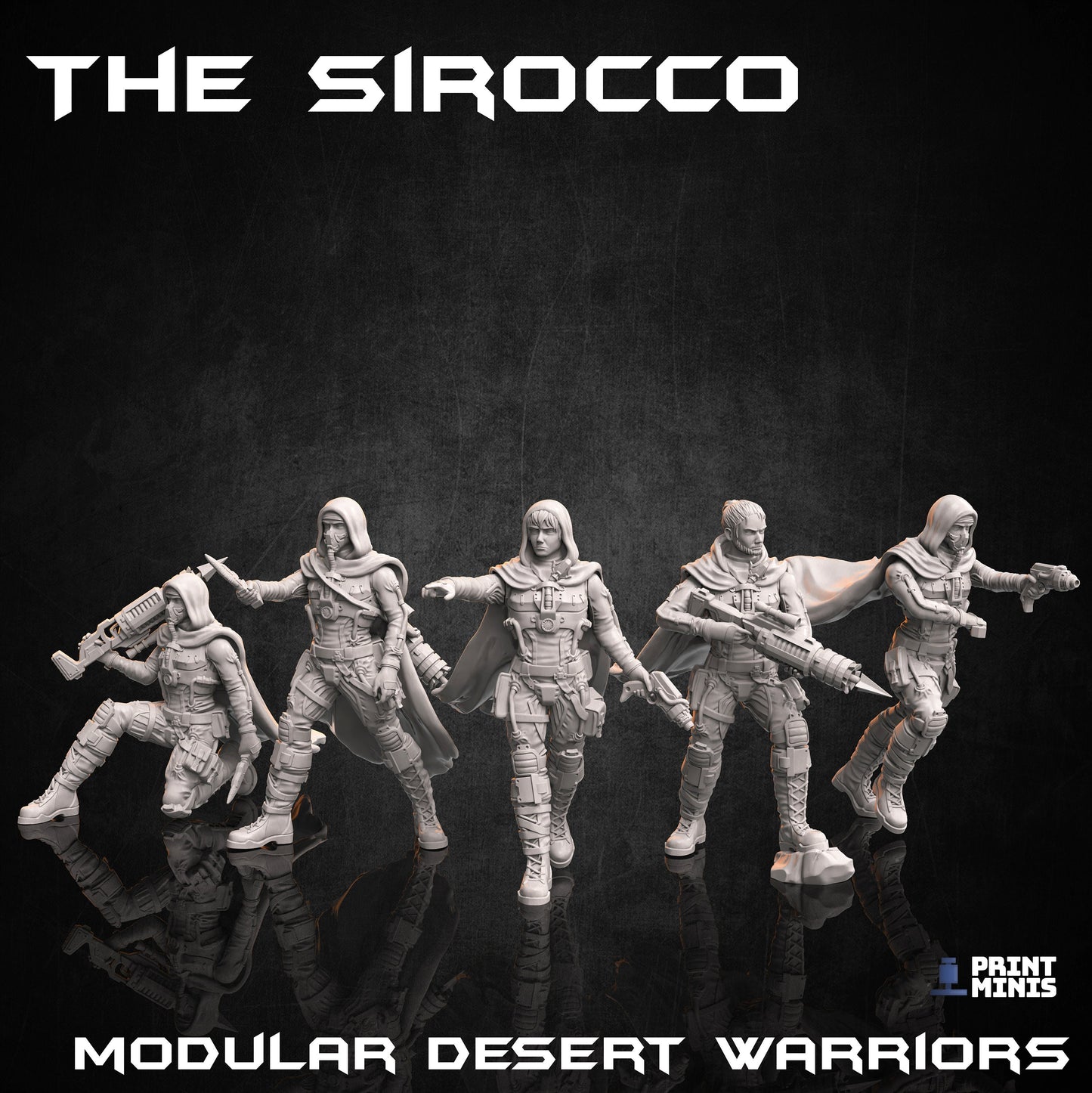 Sirocco Desert Warriors - Modular Kit - Print Minis