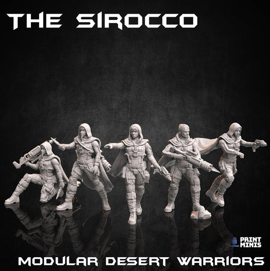 Sirocco Desert Warriors - Modular Kit - Print Minis