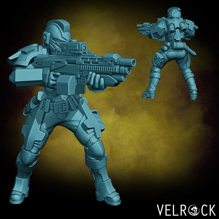 Tempest Guard Knight - Female (5 Variants Available) - Velrock