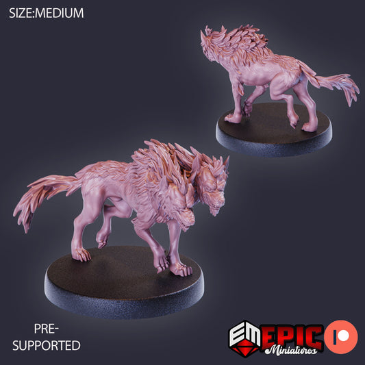 Death Dogs (3 Variants) - Epic Miniatures