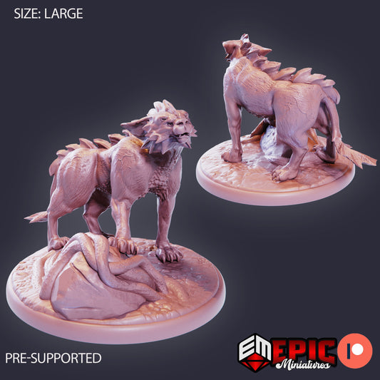Aquatic Tiger (3 Variants Available) - Epic Miniatures
