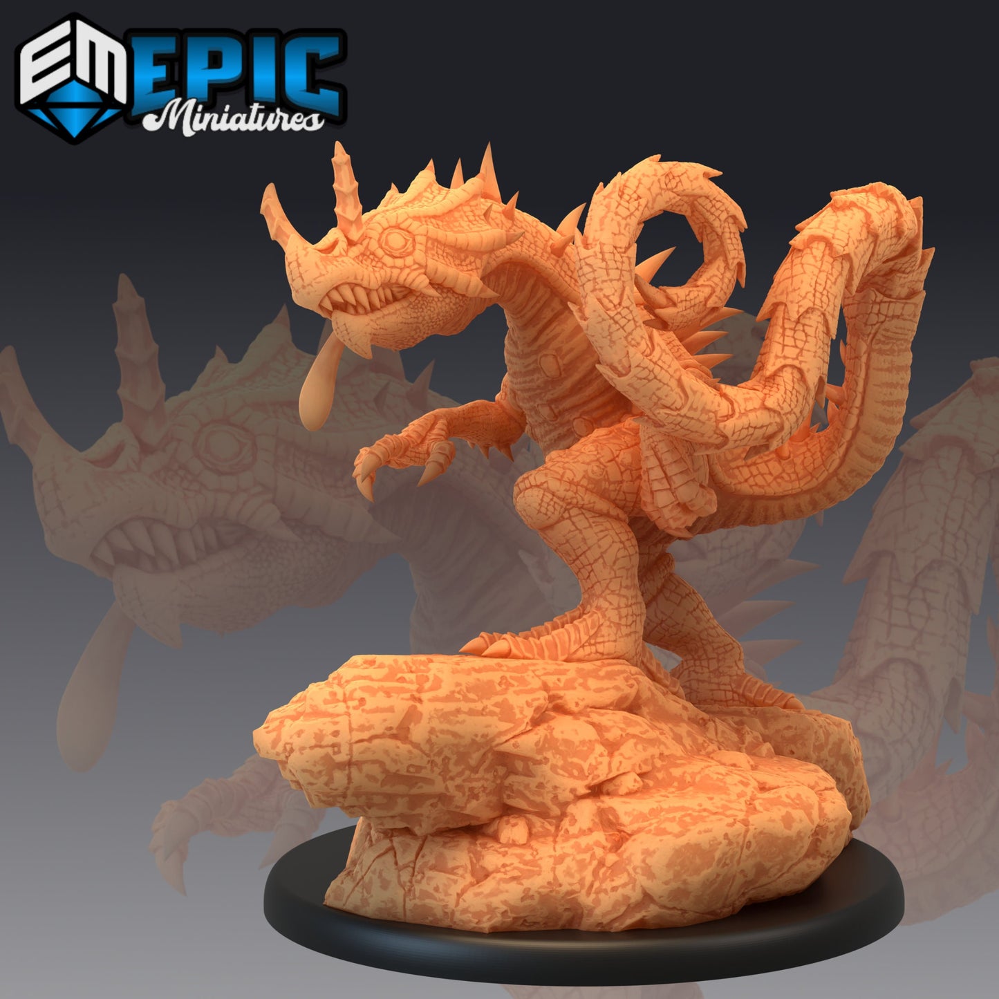 Chameleon Raptor (3 Variants Available) - Epic Miniatures