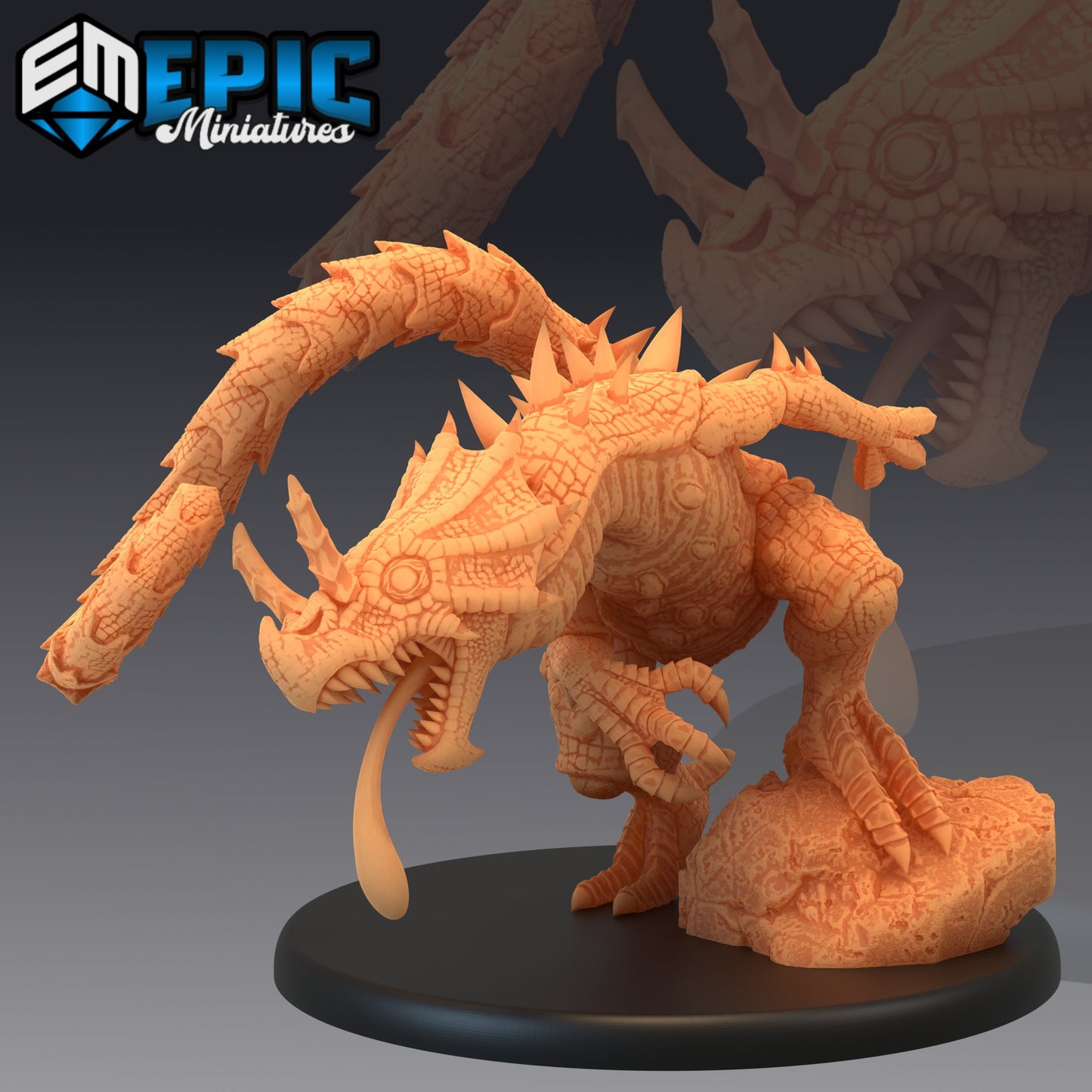 Chameleon Raptor (3 Variants Available) - Epic Miniatures
