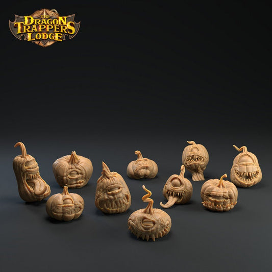 Pumpkin Heads (20 Variants Available) - Dragon Trapper's Lodge