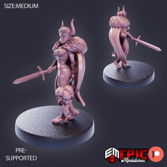 Dwarf Princess (3 Variants Available) - Epic Miniatures