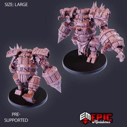 Barrel Construct (3 Variants Available) - Epic Miniatures