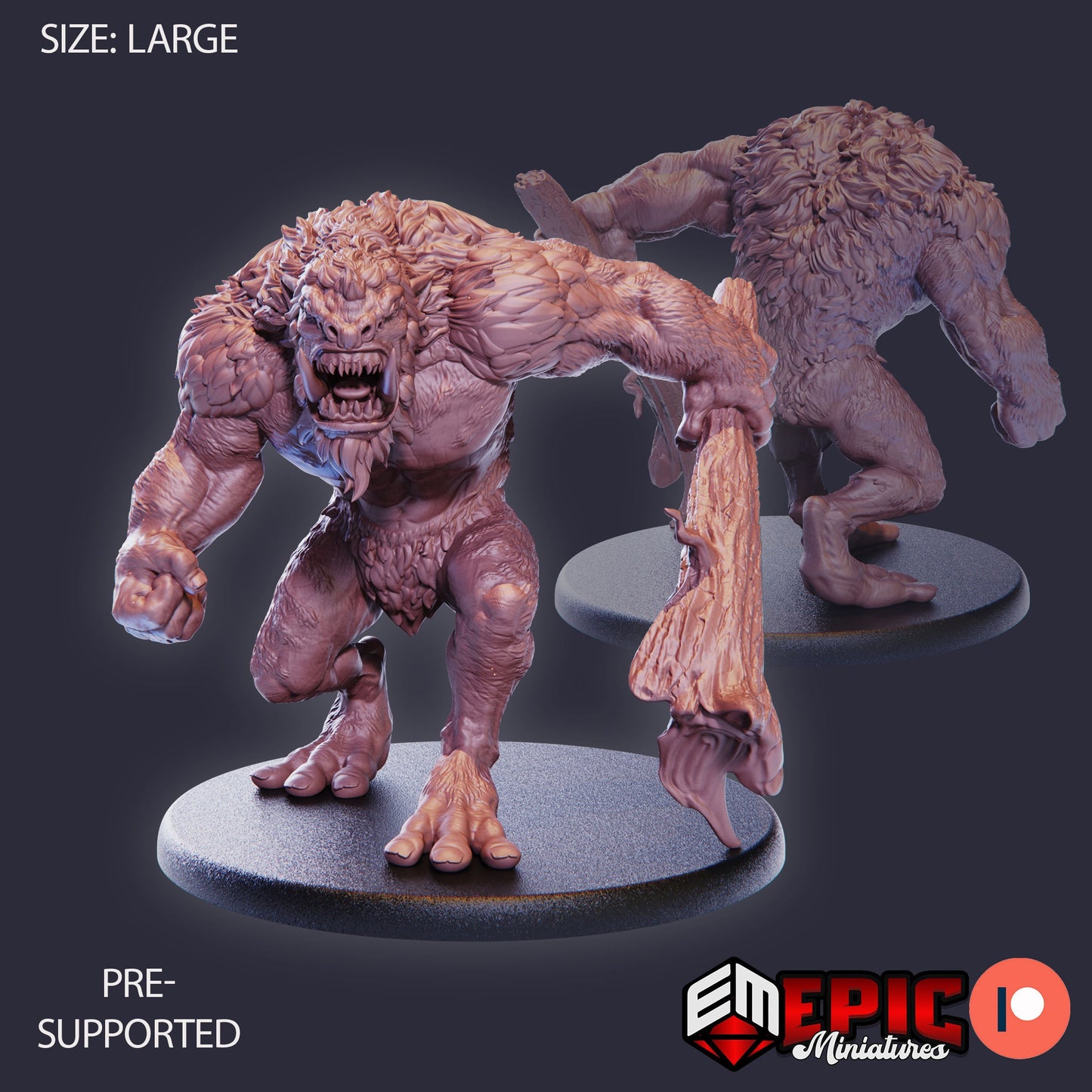 Norse Troll (3 Variants) - Epic Miniatures