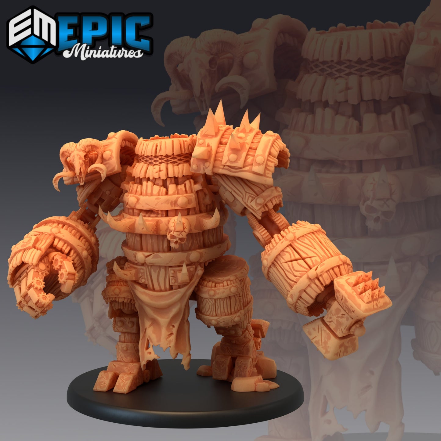 Barrel Construct (3 Variants Available) - Epic Miniatures