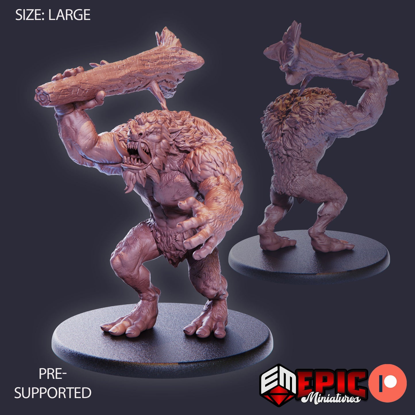 Norse Troll (3 Variants) - Epic Miniatures