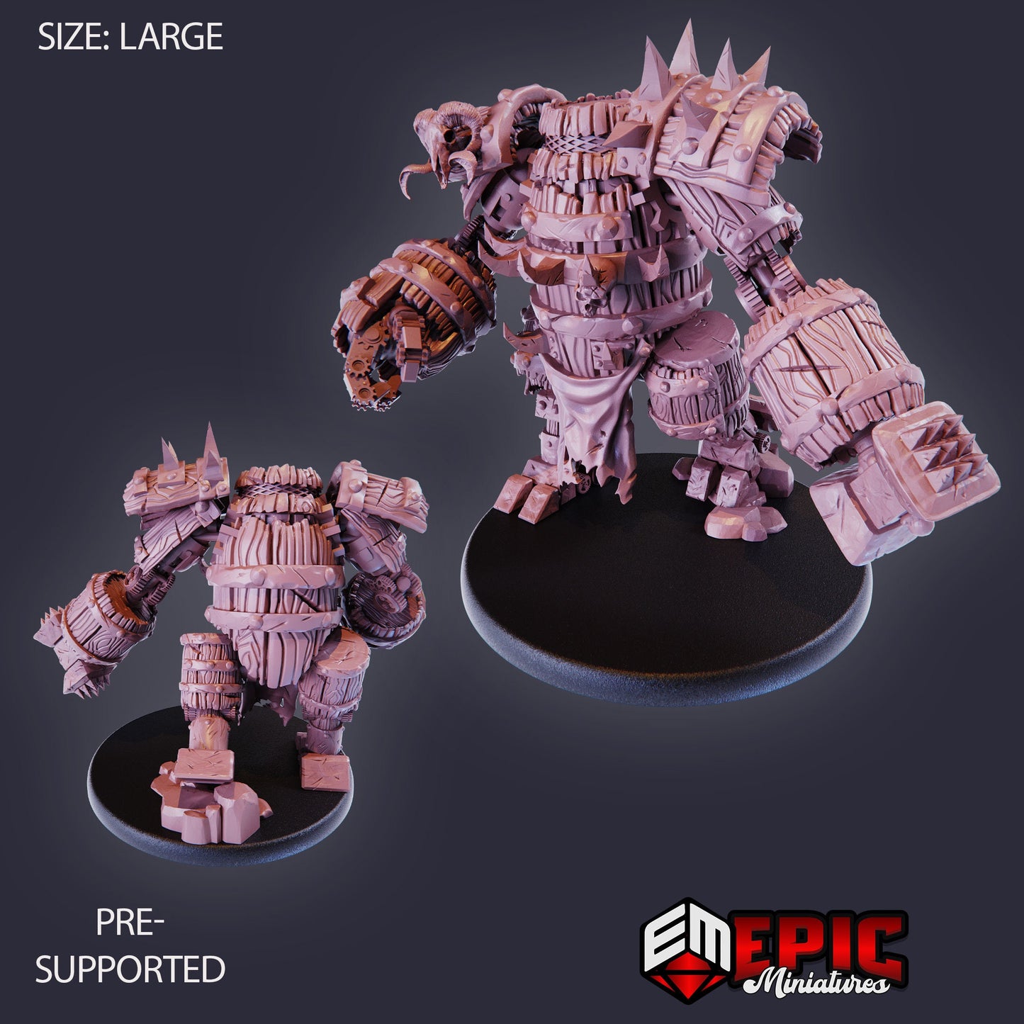 Barrel Construct (3 Variants Available) - Epic Miniatures