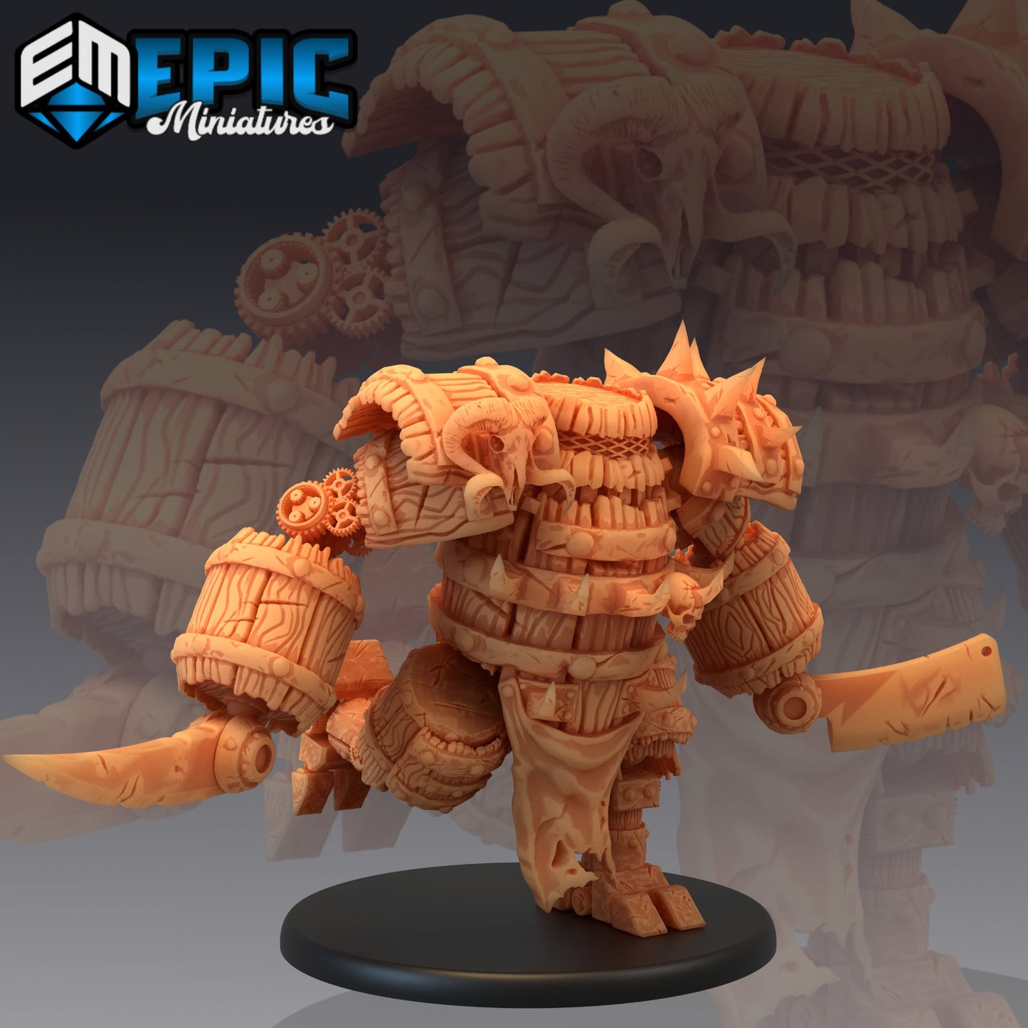 Barrel Construct (3 Variants Available) - Epic Miniatures