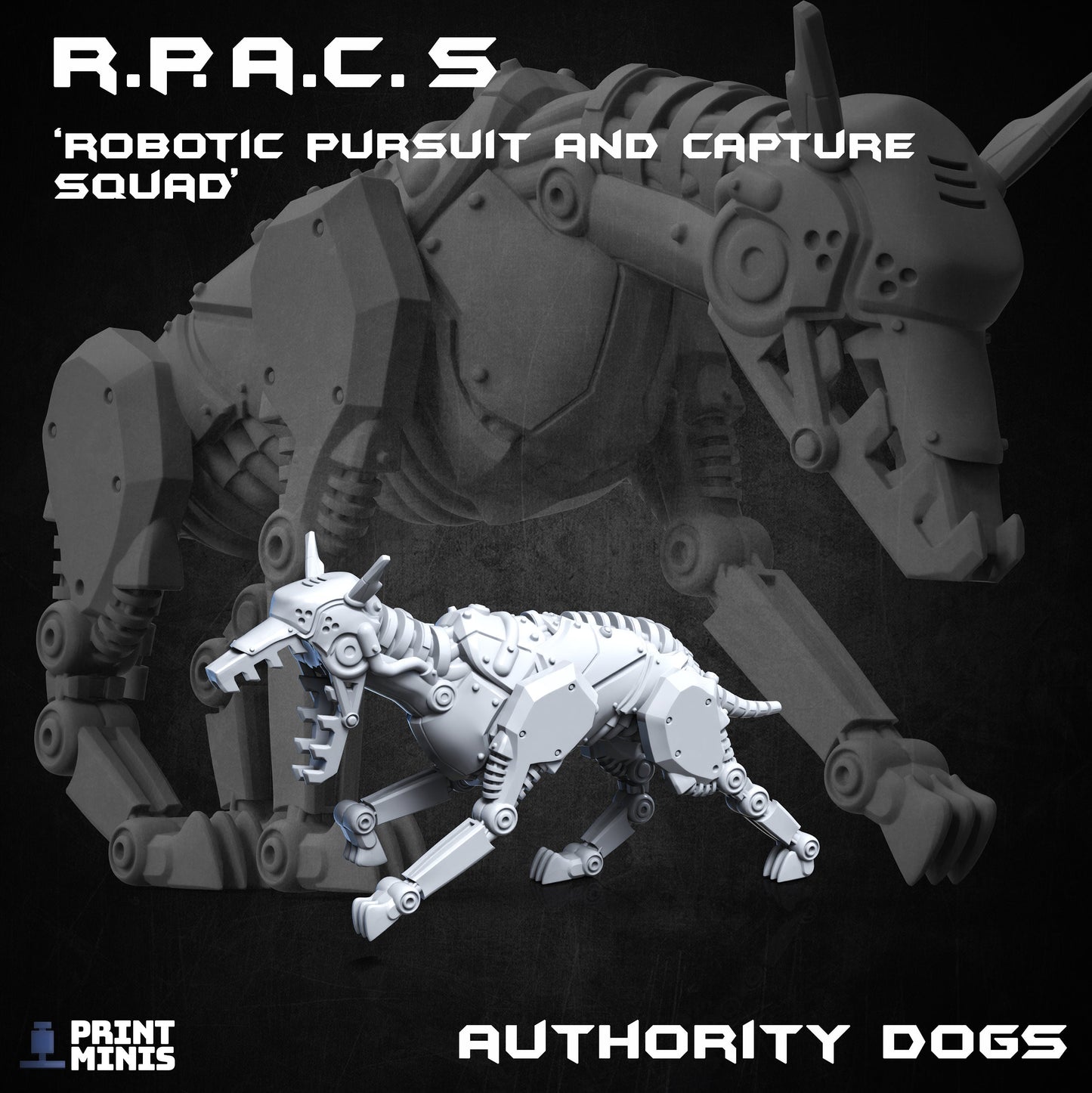 RPACS - Robot Dogs (4 Variants Available) - Print Minis