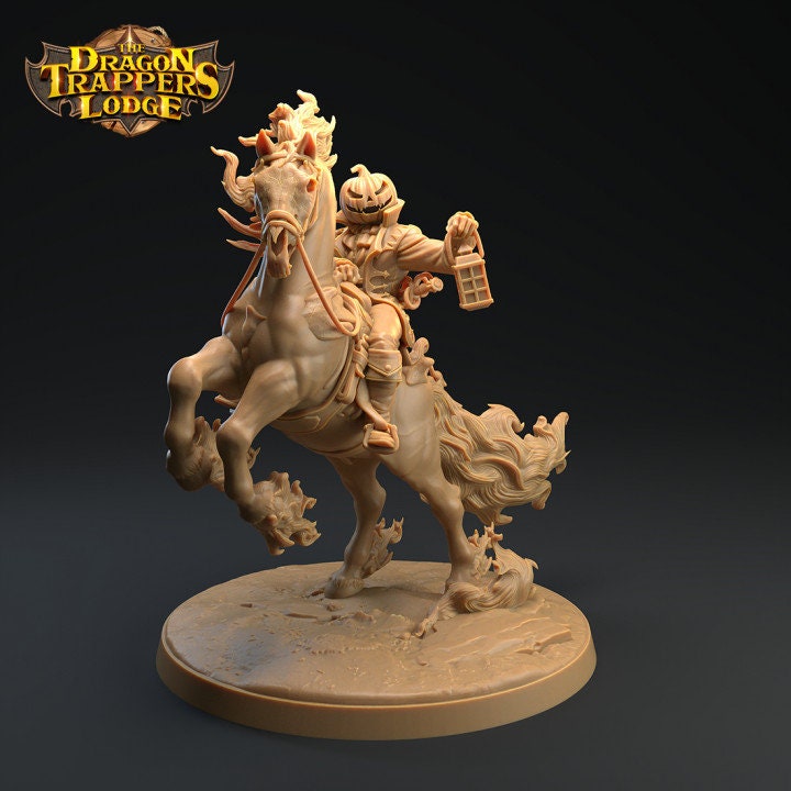 Headless Horseman Riding Nightmare (2 Variants Available) - Dragon Trapper's Lodge