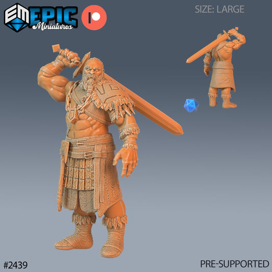 Half Frost Giant (3 Variants Available) - Epic Miniatures