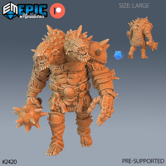 Ettin Beast (3 Variants Available) - Epic Miniatures