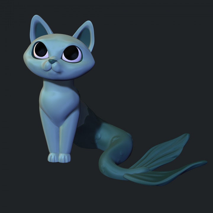 Mer-Cats - Purrmaids  Set 1 (3 Variants Available) - Kawna Minis