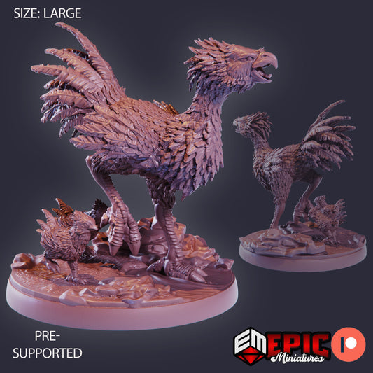 Terror Bird (4 Variants) - Epic Miniatures