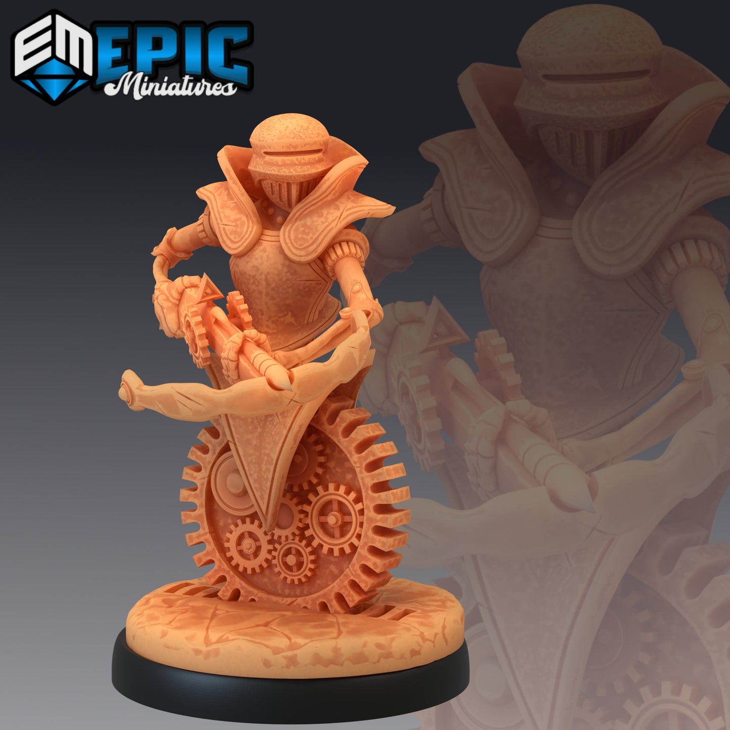 Gear Town Knight (3 Variants) - Epic Miniatures