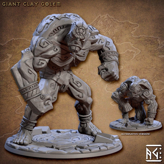 Giant Clay Golem (2 variants available) - Artisan Guild