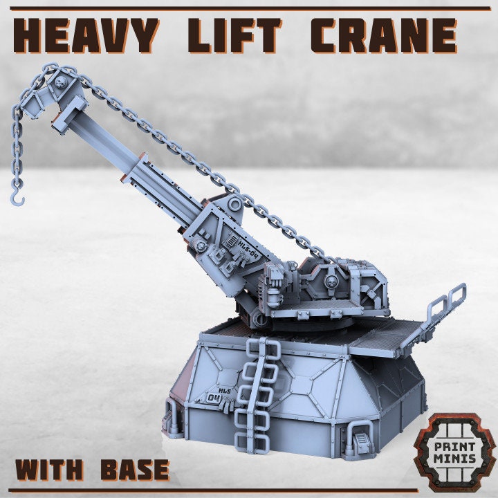 Heavy Lift Crane (2 Variants Available) - Print Minis