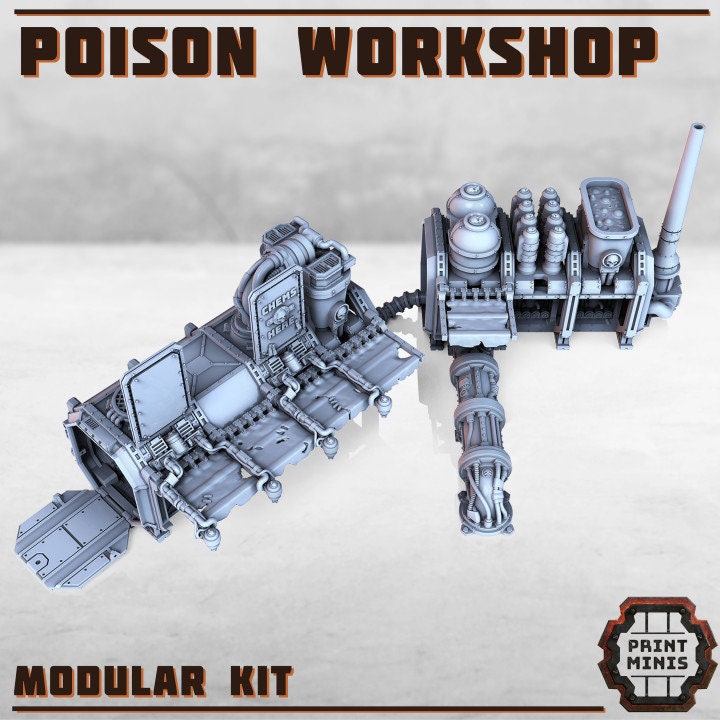 Poison Workshop - Scenery Kit - Print Minis