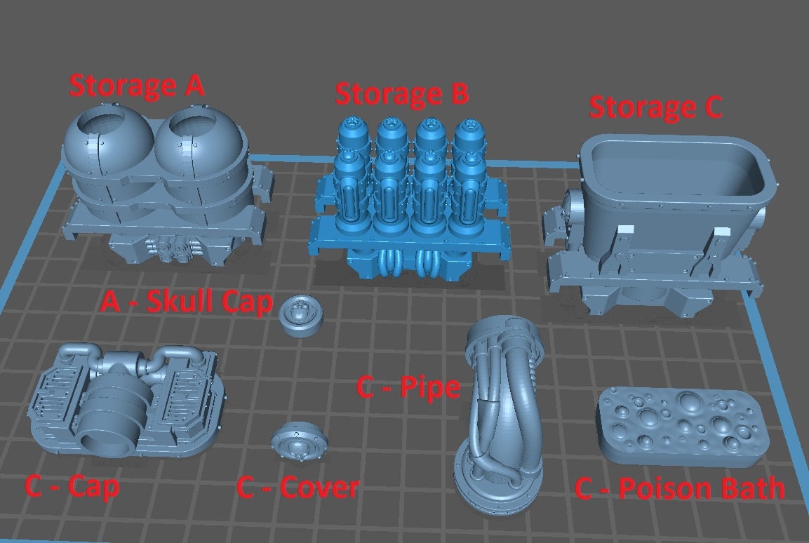 Poison Workshop - Scenery Kit - Print Minis