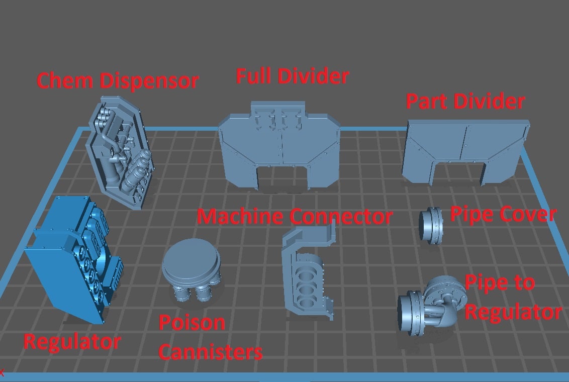 Poison Workshop - Scenery Kit - Print Minis