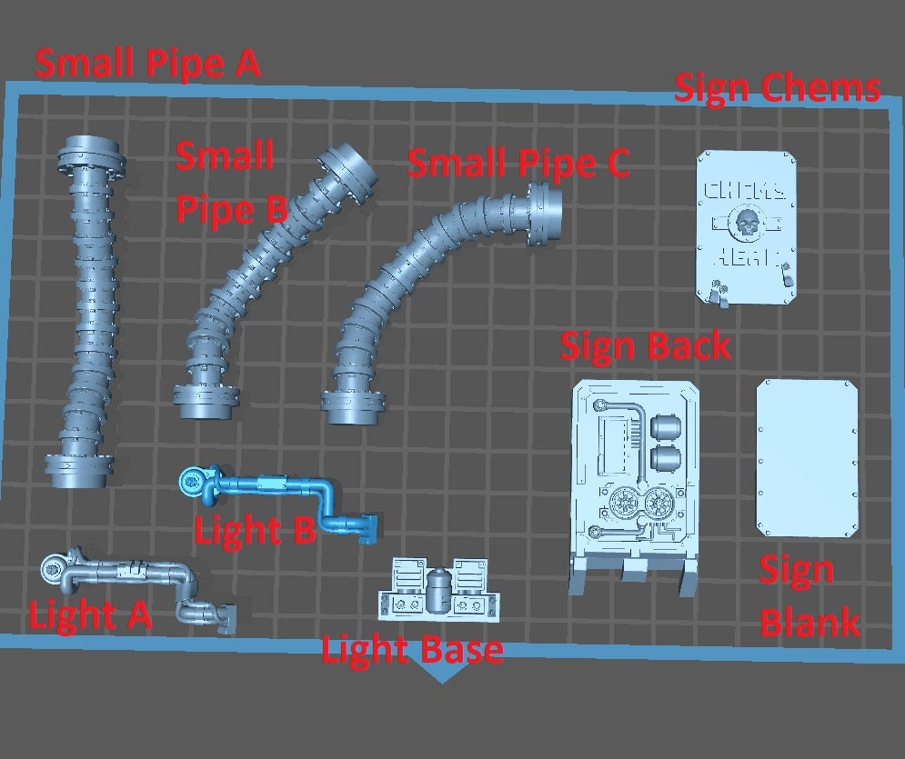 Poison Workshop - Scenery Kit - Print Minis