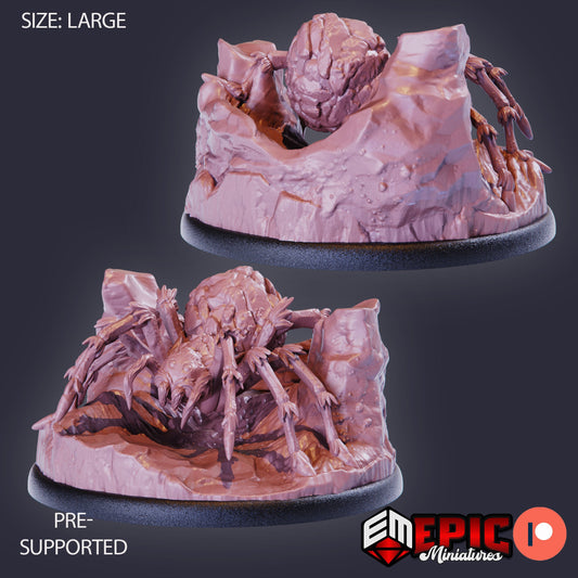 Giant Rock Spider (4 Variants) - Epic Miniatures