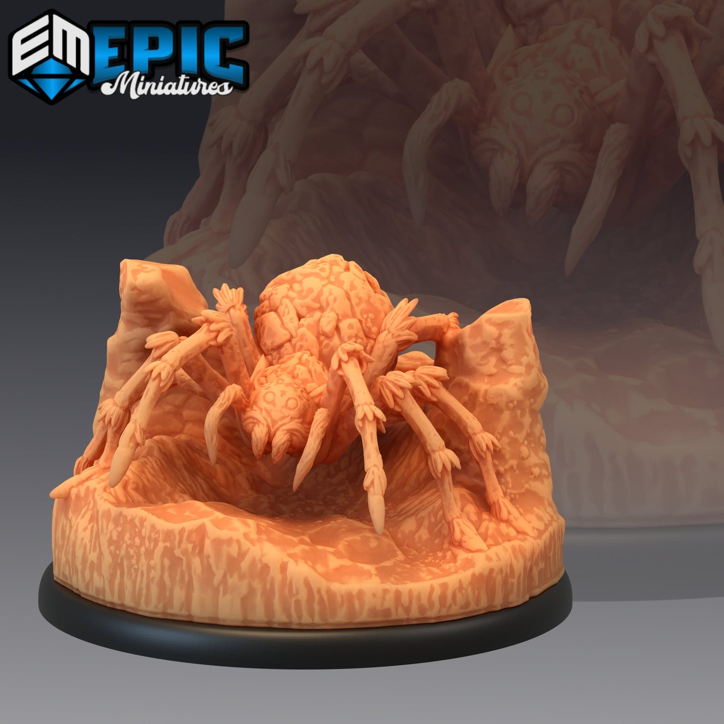 Giant Rock Spider (4 Variants) - Epic Miniatures