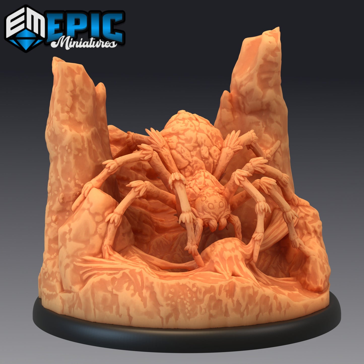 Giant Rock Spider (4 Variants) - Epic Miniatures