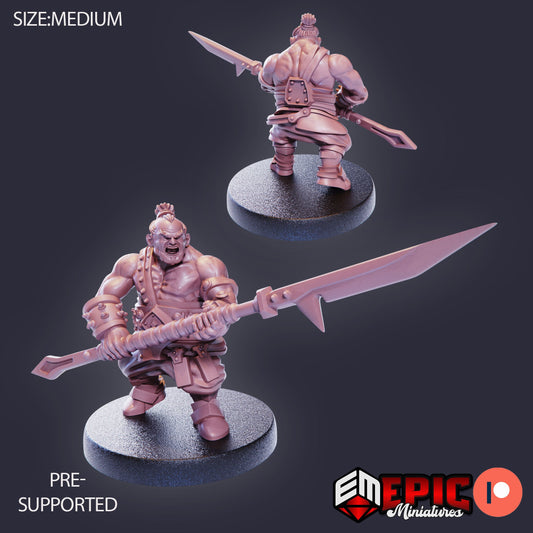 Bulky Dwarf (3 Variants Available) - Epic Miniatures