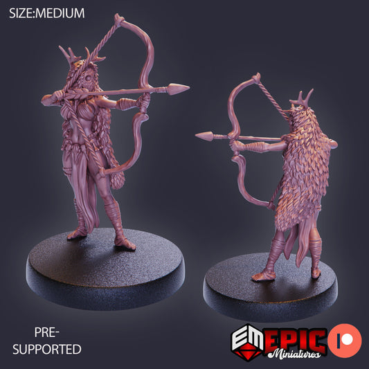 Wood Mask Tribe (3 Variants) - Epic Miniatures