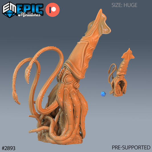 Giant Squid (5 Variants Available) - Epic Miniatures