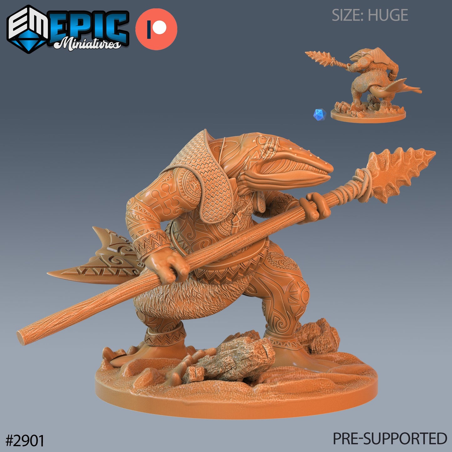 Whale Folk (3 Variants Available) - Epic Miniatures