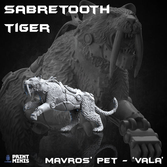 Vala - Sabretooth Tiger - Print Minis