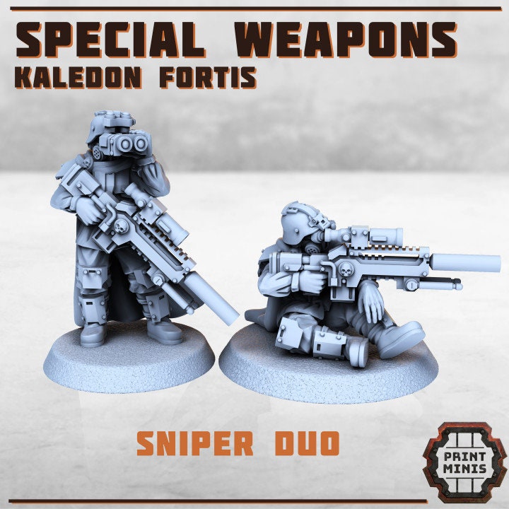 Caledon Fortis - Special Weapons Troop 2 (6 Variants Available) - Print Minis