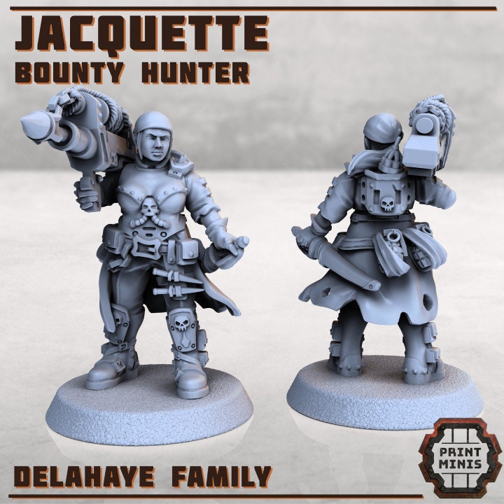 Jacquette - Bounty Hunter - Print Minis